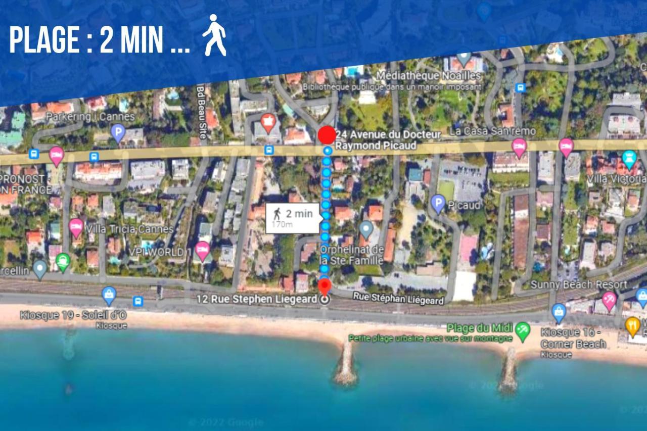 Le Joy - Terrasse - Parking - Verriere Cote D'Azur Cannes Zewnętrze zdjęcie